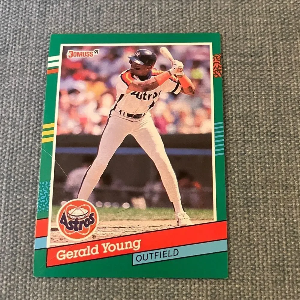 1991 Donruss Houston Astros Baseball Card Trading Card